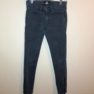 BDG Urban Outfitters Gray Ankle Zip Skinny Jeans Southwestern Country Timeless